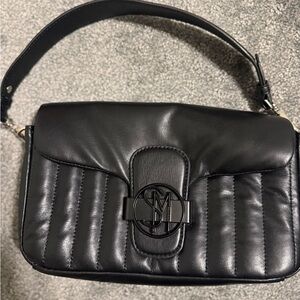 Steve Madden Black Leather Women's Bag
